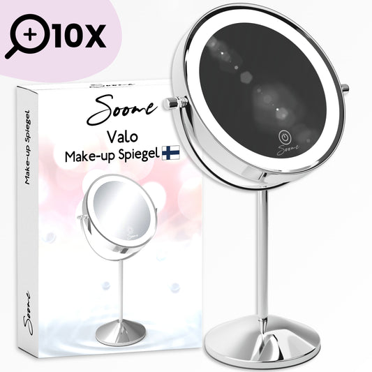 Soome Valo makeup LED mirror - 10x magnification